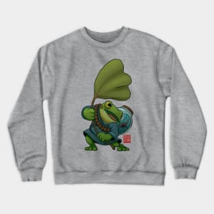 A Frog and His Son Windy Day Crewneck Sweatshirt